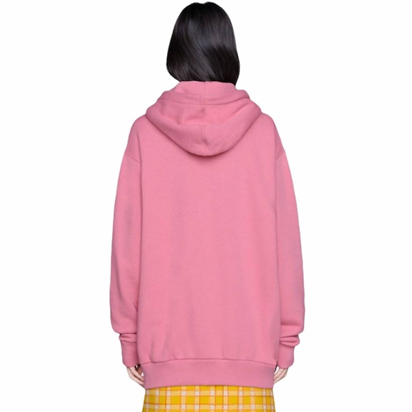 Brand New Gucci Hooded Sweatshirt GG Apple Print - Picture 11 of 12